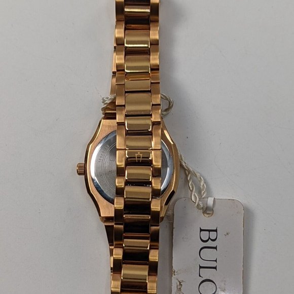 BULOVA "Diamond Gallery" Mother of Pearl NEW Women's Watch Diamonds, 98R205 - Picture 4 of 5